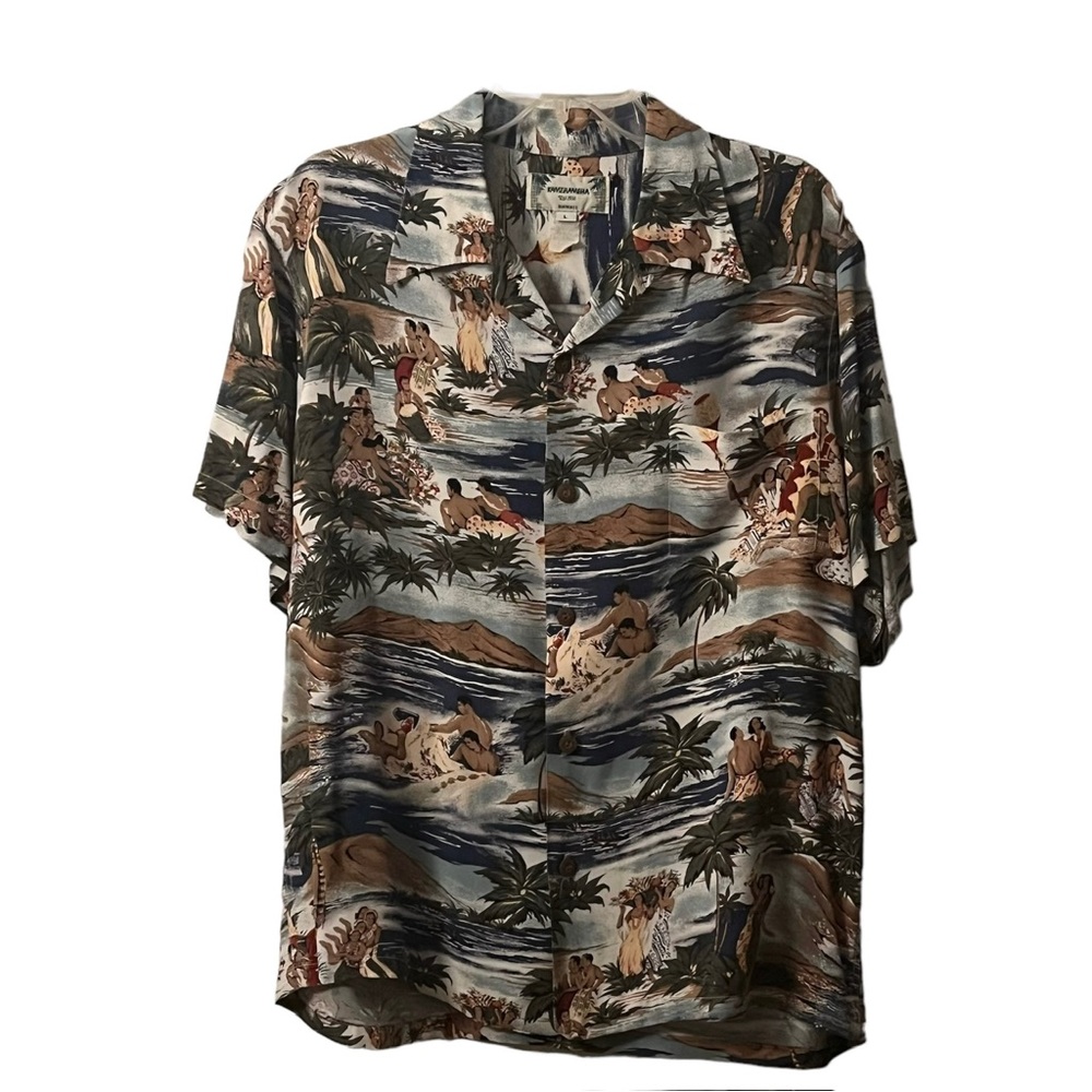 Kamehameha VHTF Iconic Original Vintage Hawaiian Hula Short Sleeve Camp Shirt